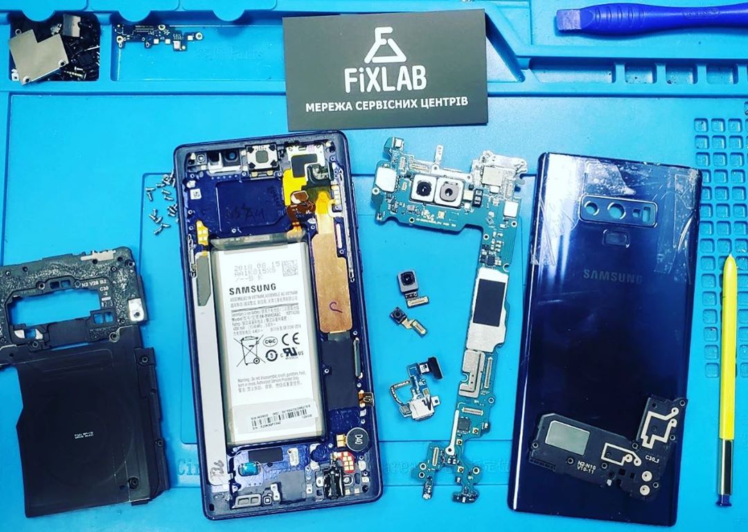 Замена разъема зарядки Samsung Galaxy Note 9 в Киеве