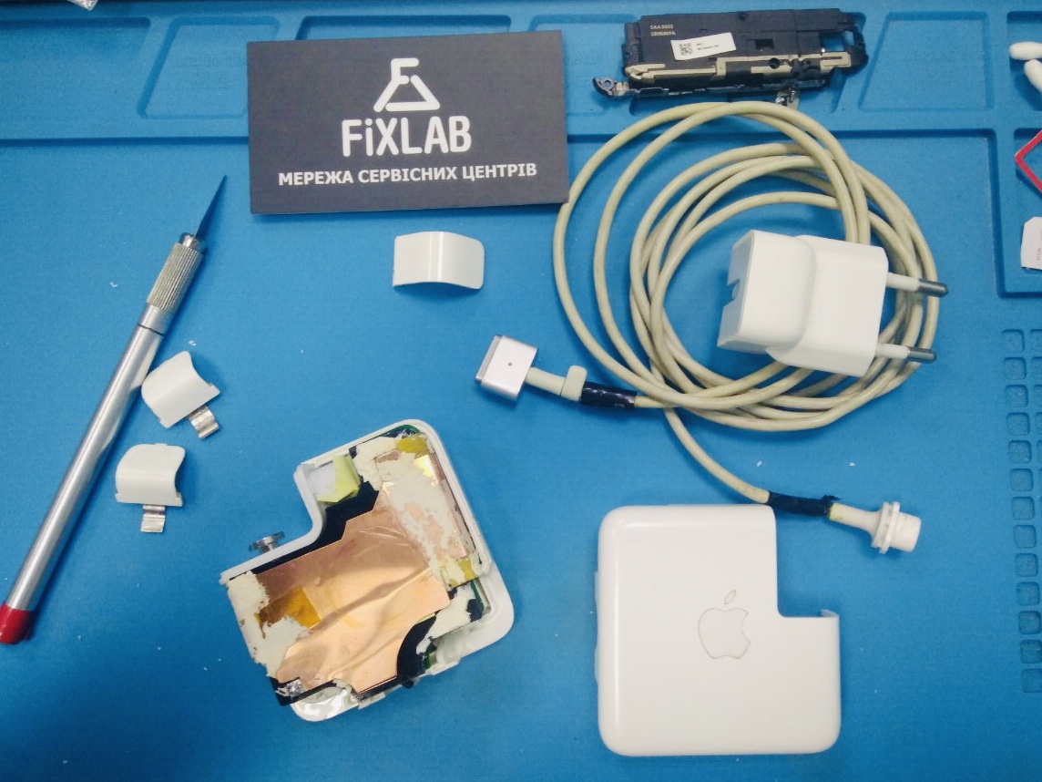 Ремонт блока питания Macbook