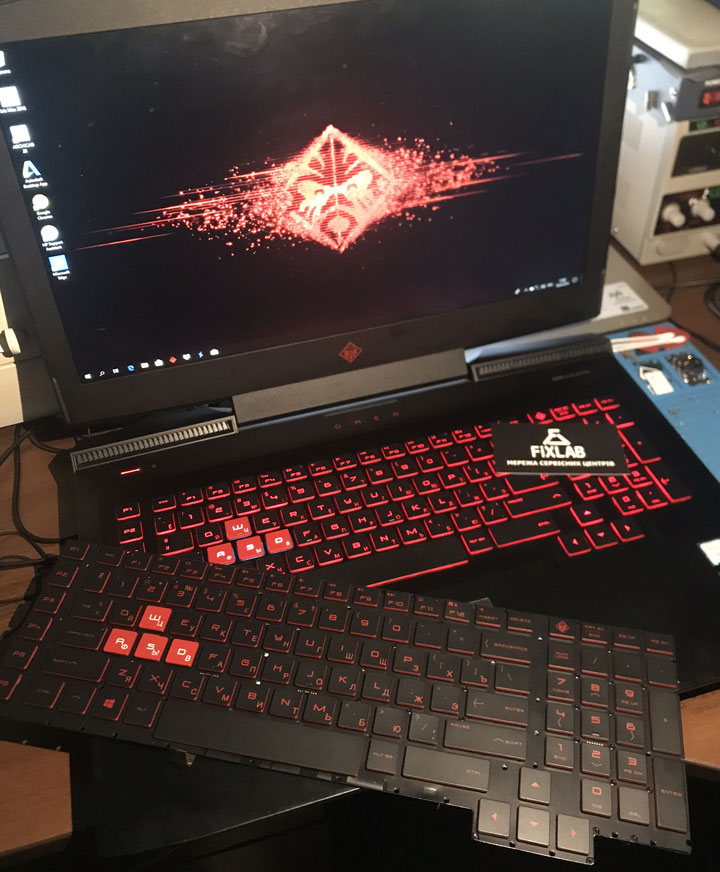 Замена клавиатуры HP OMEN Киев Замена клавиатуры HP OMEN Киев