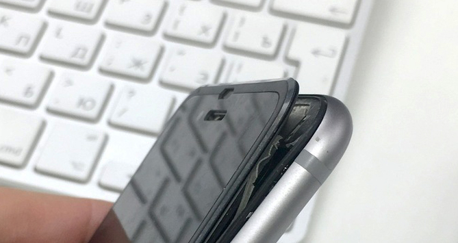 Отходит экран от iPhone 6 как почнить