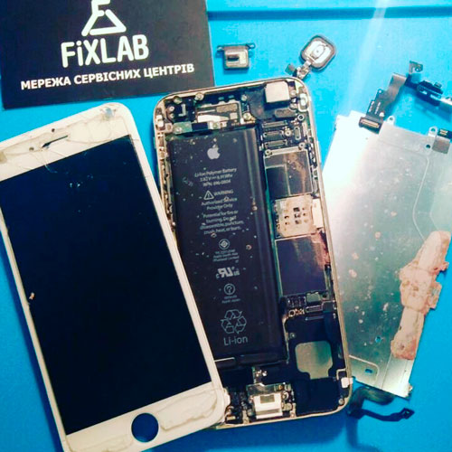 ремонт iPhone 7 после залития