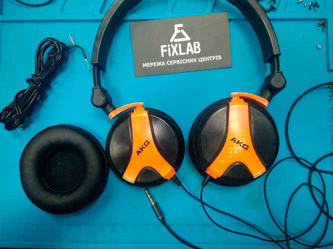 Замена шнура в наушниках AKG