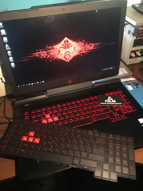 замена клавиатуры HP Omen Киев