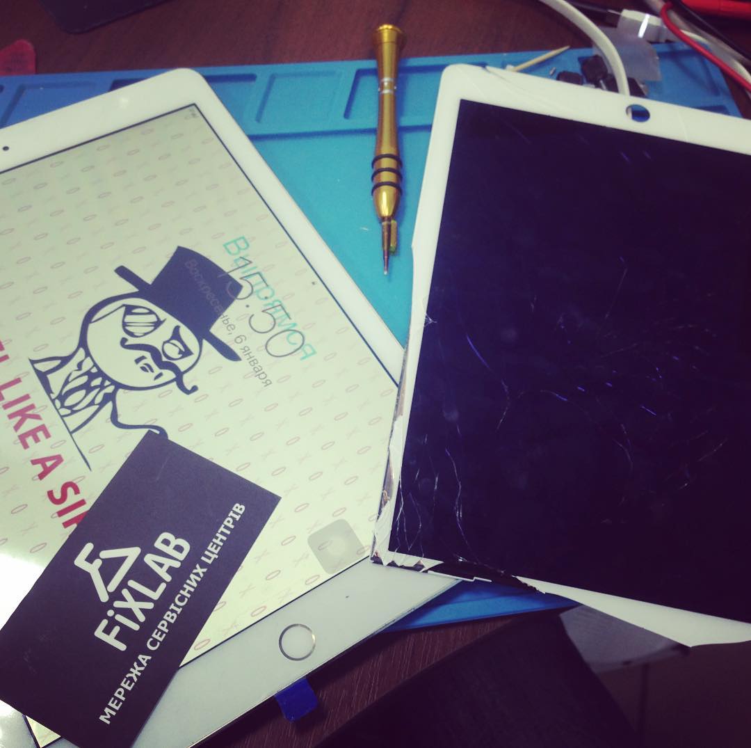 Ремонт iPad Air 3, замена разбитого экрана