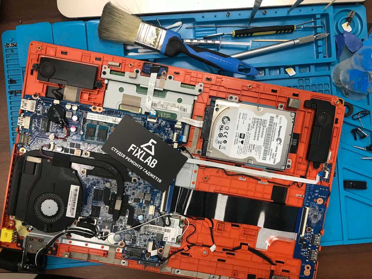 чистка ноутбука Lenovo Flex 15 в Киеве