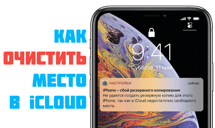 хранилище iCloud заполнено как очистить