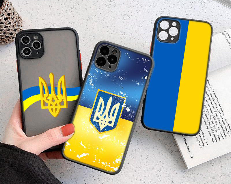 чохол на iPhone з гербом України 