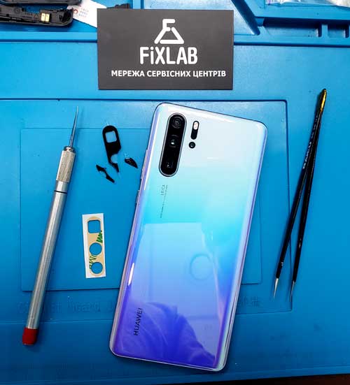 Huawei VOG-L29 P30 Pro замена стекла камеры цена Киев