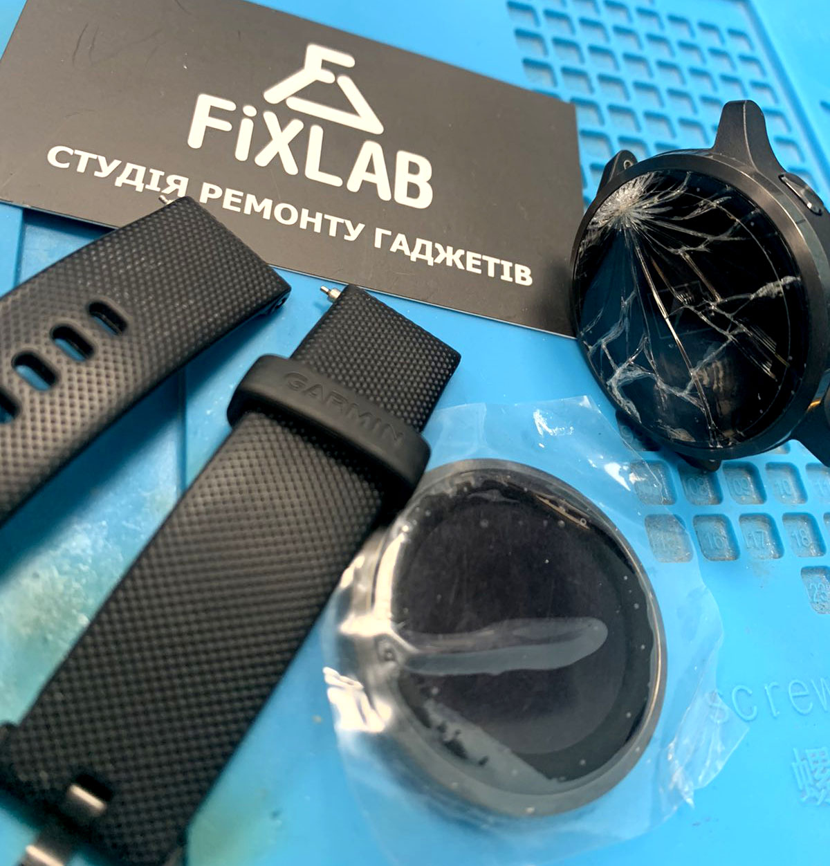 Замена дисплея в часах Garmin
