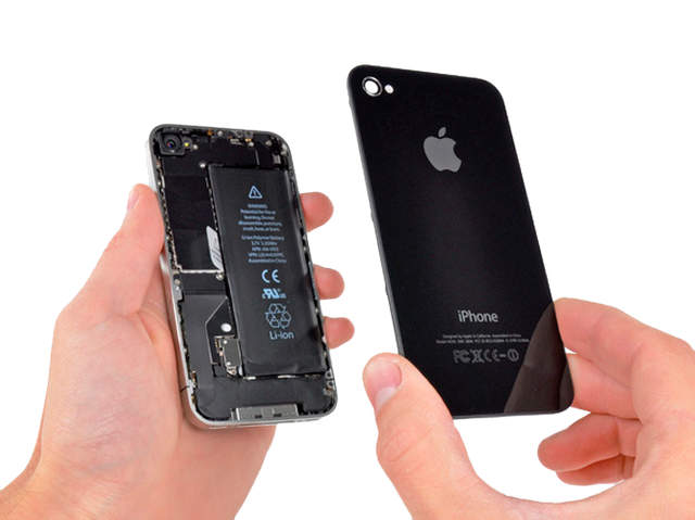 Замена задней крышки iPhone 4 цена Киев