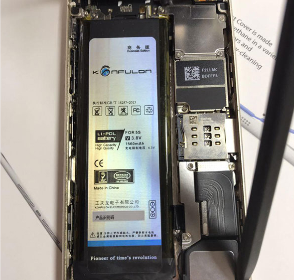 не оригинальный аккумулятор на iPhone не оригинальный аккумулятор на iPhone
