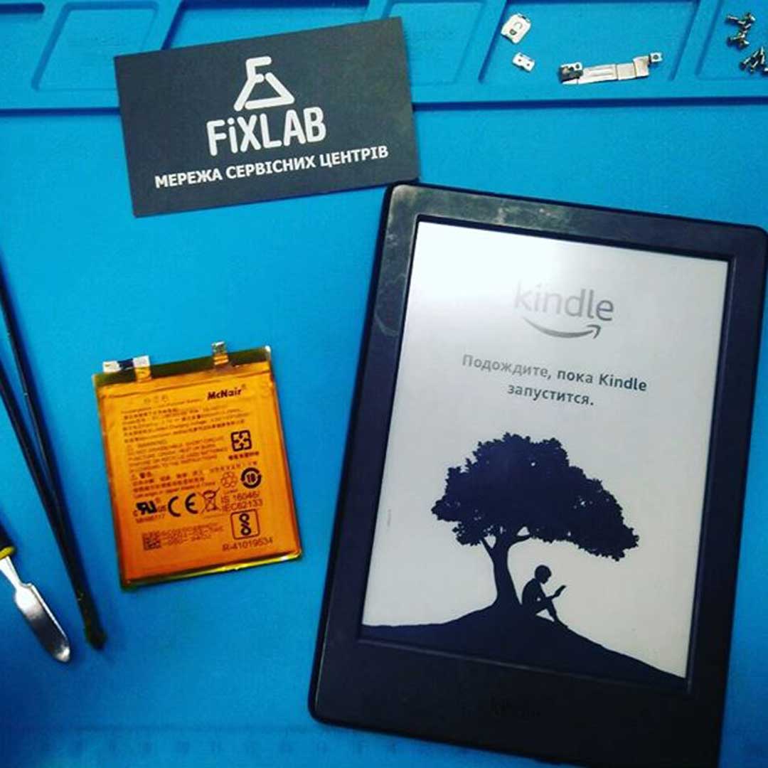 Замена батареи Amazon Kindle